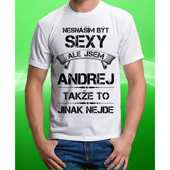 Pánské tričko tričko se jménem ANDREJ 158