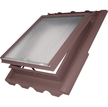 Střecha Střešní okno kovové Beta 500 × 600 mm KM BETA hnědé