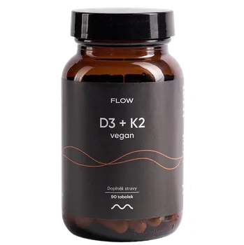Zdraví FLOW Nutrition D3 + K2 90 cps.