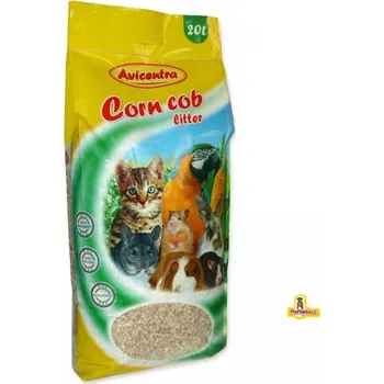 Podestýlka pro kočku Avicentra kukuřičné stelivo hrubé 20 l