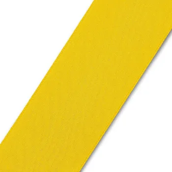 PRYM Saténová stuha, 3 m x 38 mm, citronová