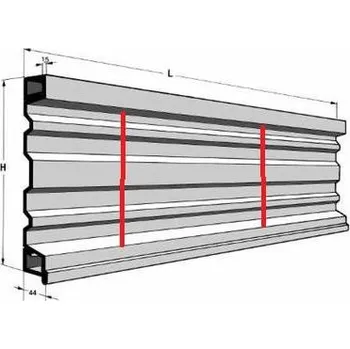 Příslušenství pro přívěs A.M.A. S.P.A. svislá výztuha k bočnici 400mm