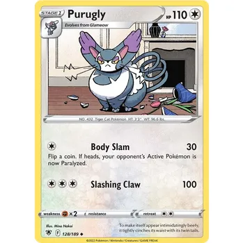 Sběratelská karetní hra Pokémon TCG Purugly 128/189