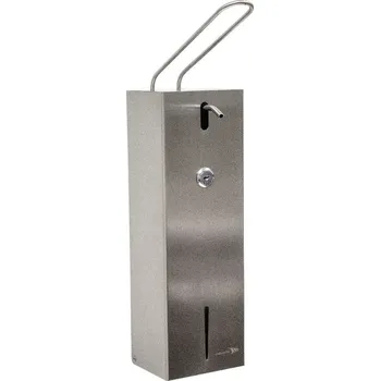 Dávkovač mýdla Dávkovač z nerezové oceli na mýdlo, gel, dezinfekci ovládaný loktem, objem 1l | TECHNICA, ST 88 S