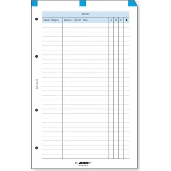 Sešit Formulář Aktivity A5 (10 listů)