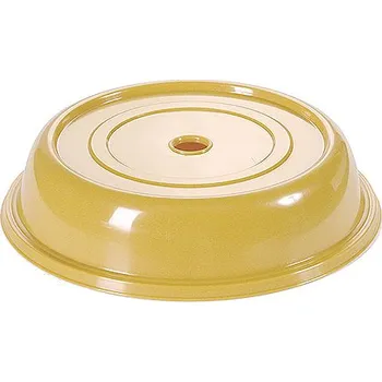 Poklop na talíř z tmavě žlutého polypropylénu, průměr 273 mm | CONTACTO, 6442/273