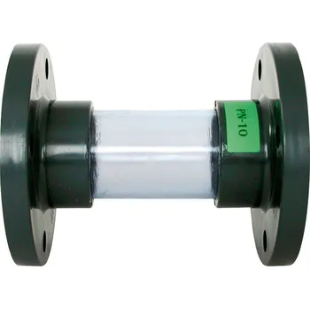 Ochranný vodní filtr PVC-U Průhled s přírubami 140 mm