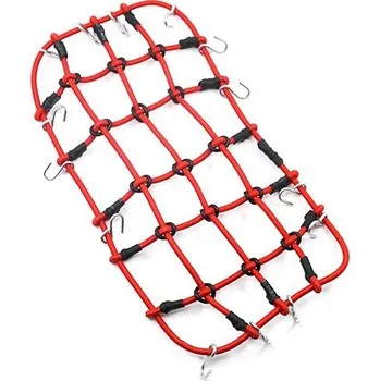 RC náhradní díl YeahRacing poutací síť 200 x 110mm - Traxxas TRX-4 (červená)
