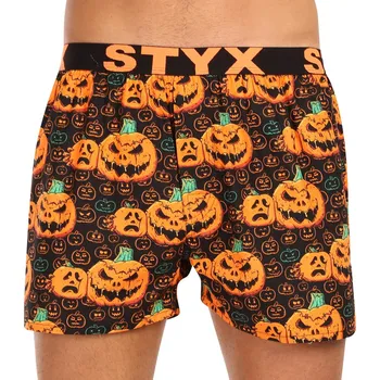 Trenýrky Pánské trenky Styx art sportovní guma Halloween dýně (B1755) M Možnost vrácení zboží ZDARMA do 120 dnů!
