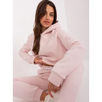 Dámská souprava s mikinou s kapucí NORA světle růžová
