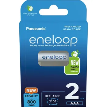 Článková baterie Panasonic Eneloop AAA 800mAh 2ks BK-4MCDE/2BE