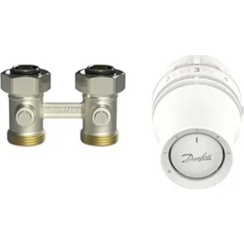 Hlavice pro radiátor DANFOSS set Vekolux-VK přímý ( s nacvakávací hlavici Redia RA 3380 ) bez redukce 015G5328