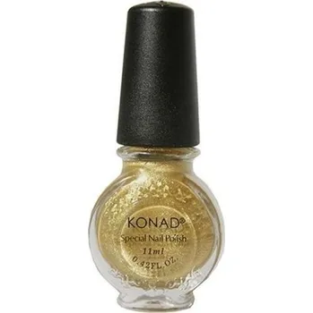 Lak na nehty KONAD lak, Powdery Gold 11ml