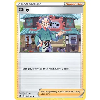 Sběratelská karetní hra Pokémon TCG Choy 137/189