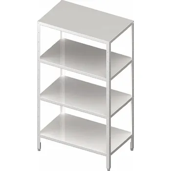 regál Skladový regál s plnými policemi 900x400x1800 mm | STALGAST, 981884090