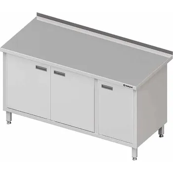 Dětský stůl Přístěnný stůl se skříňkou a křídlovými dvířky 1200x600x850 mm | STALGAST, 980556120