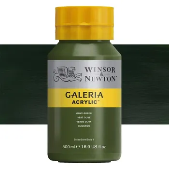 Výtvárné potřeby Akrylová barva Winsor & Newton 500ml - Olive Green