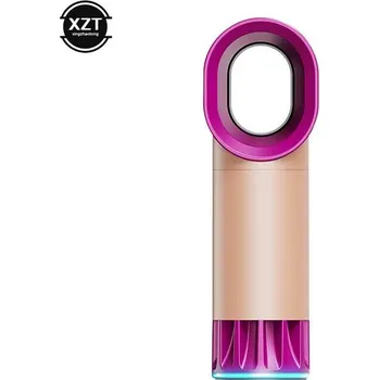 Domácí ventilátor Ruční mini větráček nabíjený přes USB - Růžová