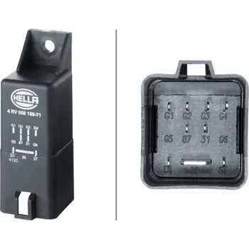 Zapalovací a žhavicí svíčka Řídicí jednotka, doba žhavení HELLA 4RV 008 188-711