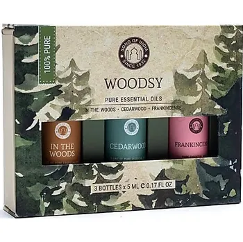 Vůně do bytu Sada esenciálních olejů Woodsy Lesní