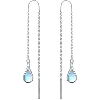 Náušnice Olivie Stříbrné náušnice MĚSÍČNÍ KÁMEN 7834 Ag 925; ≤2,0 g.