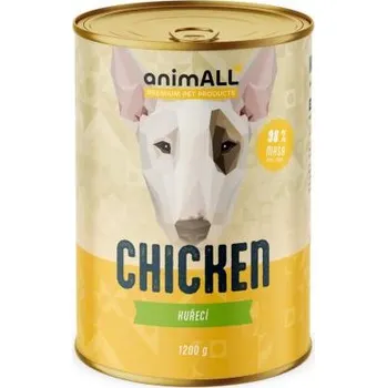 Krmivo pro psa 10 x animALL konzerva Kuřecí 1200 g