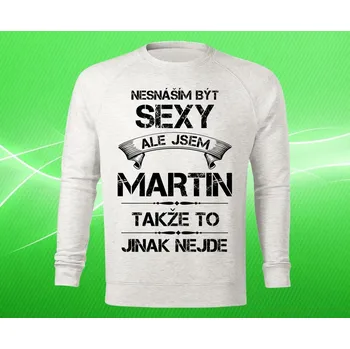 Pánská mikina pánská mikina se jménem MARTIN XXL