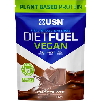 Protein USN Diet Fuel Vegan 880 g čokoláda