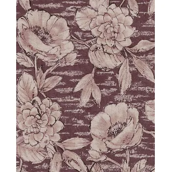 Tapeta Eijffinger Luxusní fialová vliesová tapeta s květinami, 333415, Emerald, Eijffinger, velikost 0,7 x 10 m