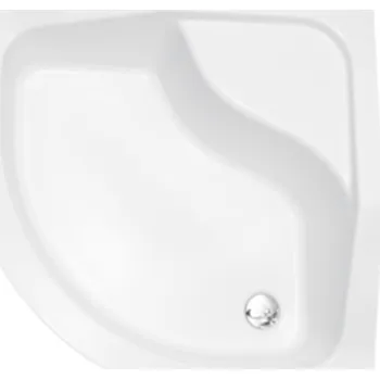 Sprchová vanička Besco Oliver I čtvrtkruhová vysoká sprchová vanička Rozměr vaničky: 90x90cm