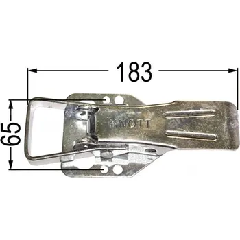 Přívěs A.M.A. S.P.A. Zavírání postranice s pružinou