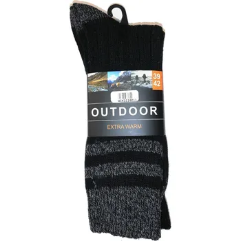 Pánské ponožky WiK Outdoor Extrawarm ponožky 21140 A'3 39-46 světle šedá 39-42