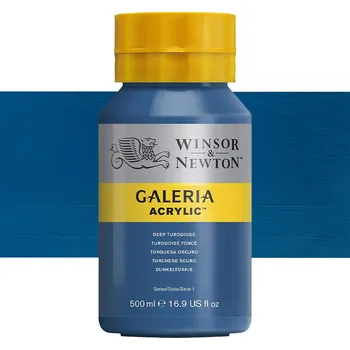Výtvárné potřeby Akrylová barva Winsor & Newton 500ml - Deep Turquoise
