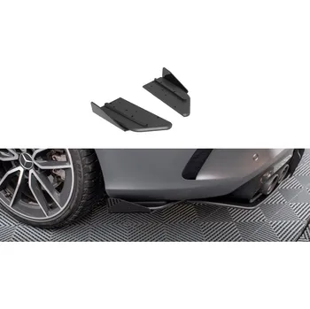 Tuning Splittery zadní boční Street Pro + flaps Mercedes-AMG C43 Coupe C205 Facelift černo červené