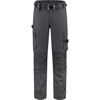 montérky TRICORP Kalhoty Work Pants Twill Cordura Stretch T62, do pasu, unisex MAL-T62T446 46 Šedá tmavá