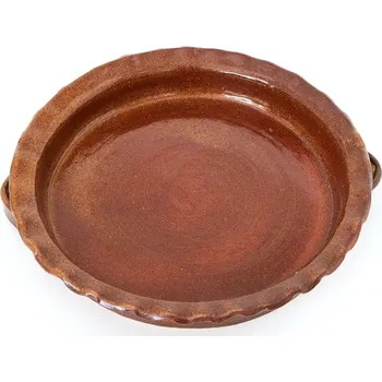 Plech na pečení koláč / pizza prům. 33cm - kameninová forma na pečení (ruční výroba)