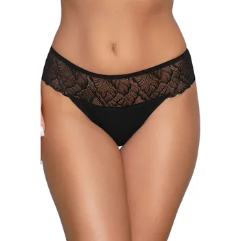 Dámská móda Dámská tanga 183 black - BABELL černá XL