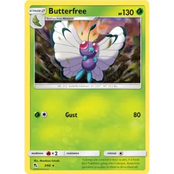 Karetní hra Butterfree 003/068 - Hidden Fates Typ karty: Non-Holo