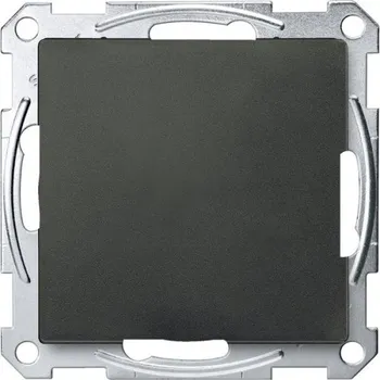 vypínač Schneider Electric Merten KNX tlačítko Pro T System M antracit teplotní senzor bezkontaktní mód MTN6185-0414