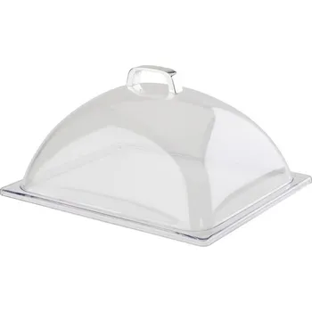 Nádoba na led Poklop obdélníkový, plastový 330x280x170 mm, průhledný | APS, 11021