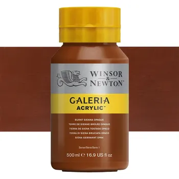 Výtvarná barva Akrylová barva Winsor & Newton 500ml - Burnt Sienna Opaque