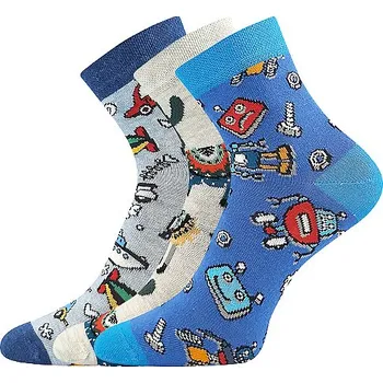 Chlapecké ponožky Lonka - Dedotik C, mix barev Barva: Mix barev, Velikost: 20-24