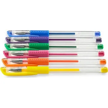 HAMA Gel Pens sada gelových popisovačů - žlutý, oranžový, růžový, zelený, fialový, modrý
