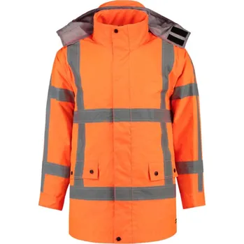 pracovní bunda TRICORP Bunda RWS Parka T50, reflexní, unisex MAL-T509815 L Oranžová svítivě