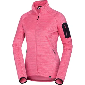 Dámská mikina Northfinder Dámská fleecová mikina melanžová WANDA, růžová, M