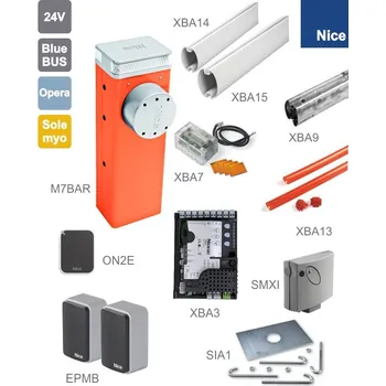 NICE M7BAR-KIT-automatická závora do 7m s elektronikou XBA3