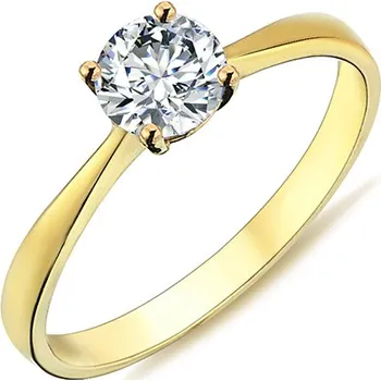 Prsten Lillian Vassago Zlatý prsten se zirkonem LLV98-GR080Y Velikost prstenu: 54