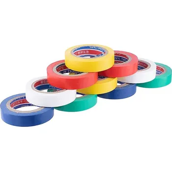 Izolační páska Izolační páska PVC 0,13 mm x 15 mm x 20 m barevná 10 ks, Carmotion
