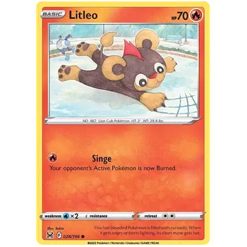 Karetní hra Pokémon TCG Litleo 028/196