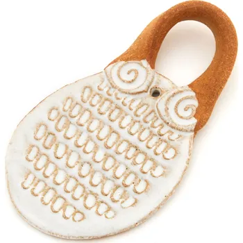 Struhadlo keramické struhadlo na česnek - bílé (ruční výroba)